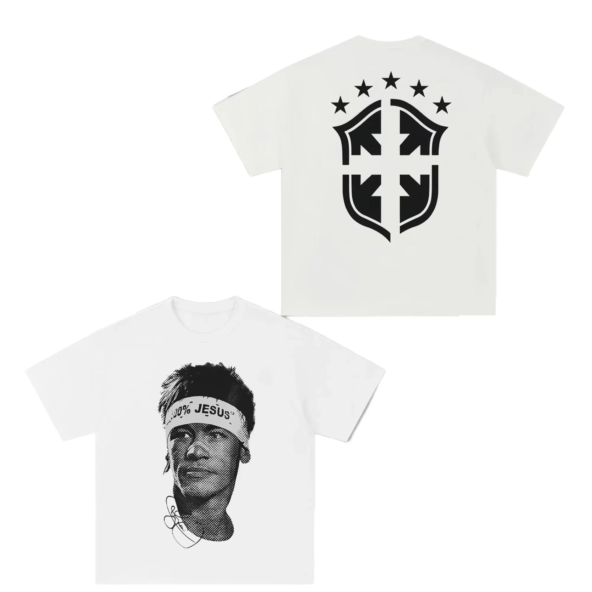 Neymar 100% Jesus Graphic Tee