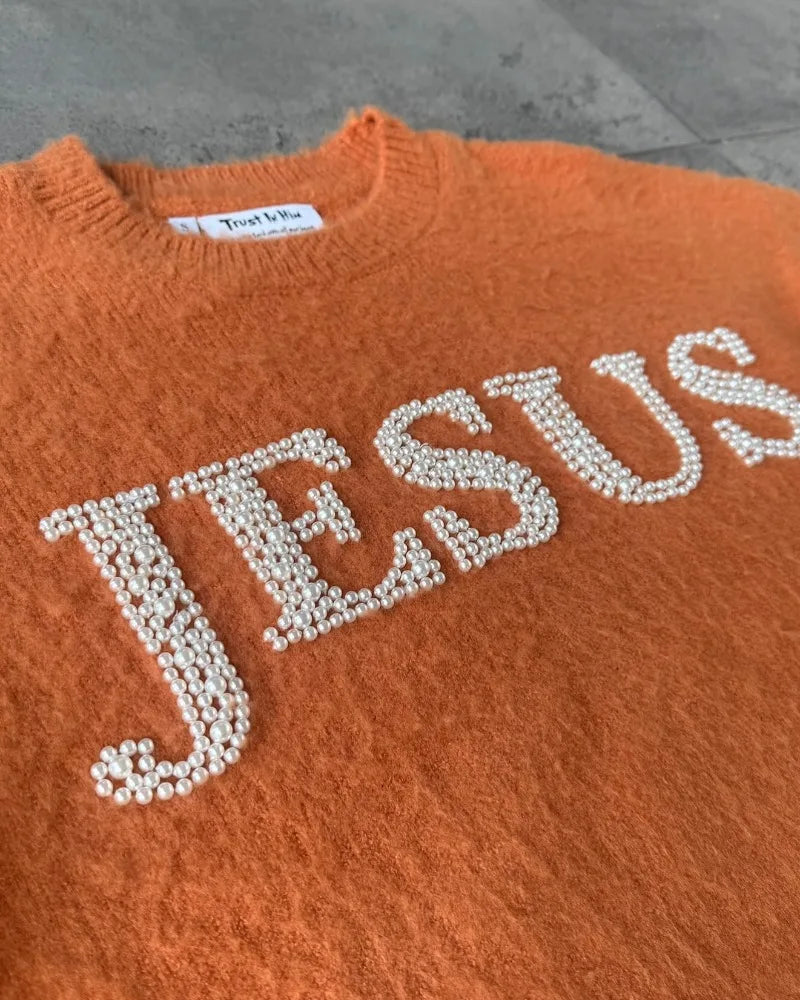 Jesus Pearl Knit